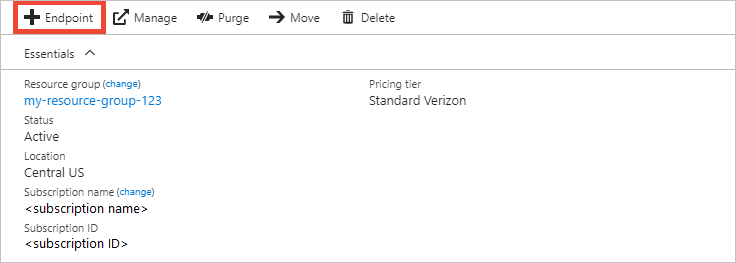 Screenshot of content delivery network select endpoint.