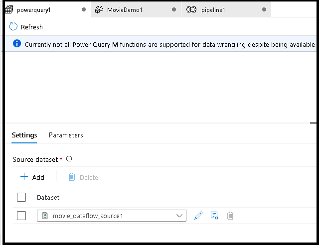 Power Query source.