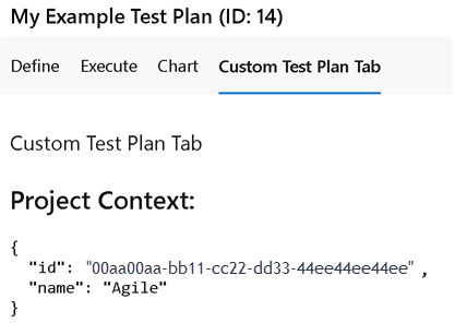 Test hub pivot tab