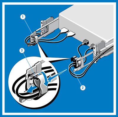 Cables routed without a CMA