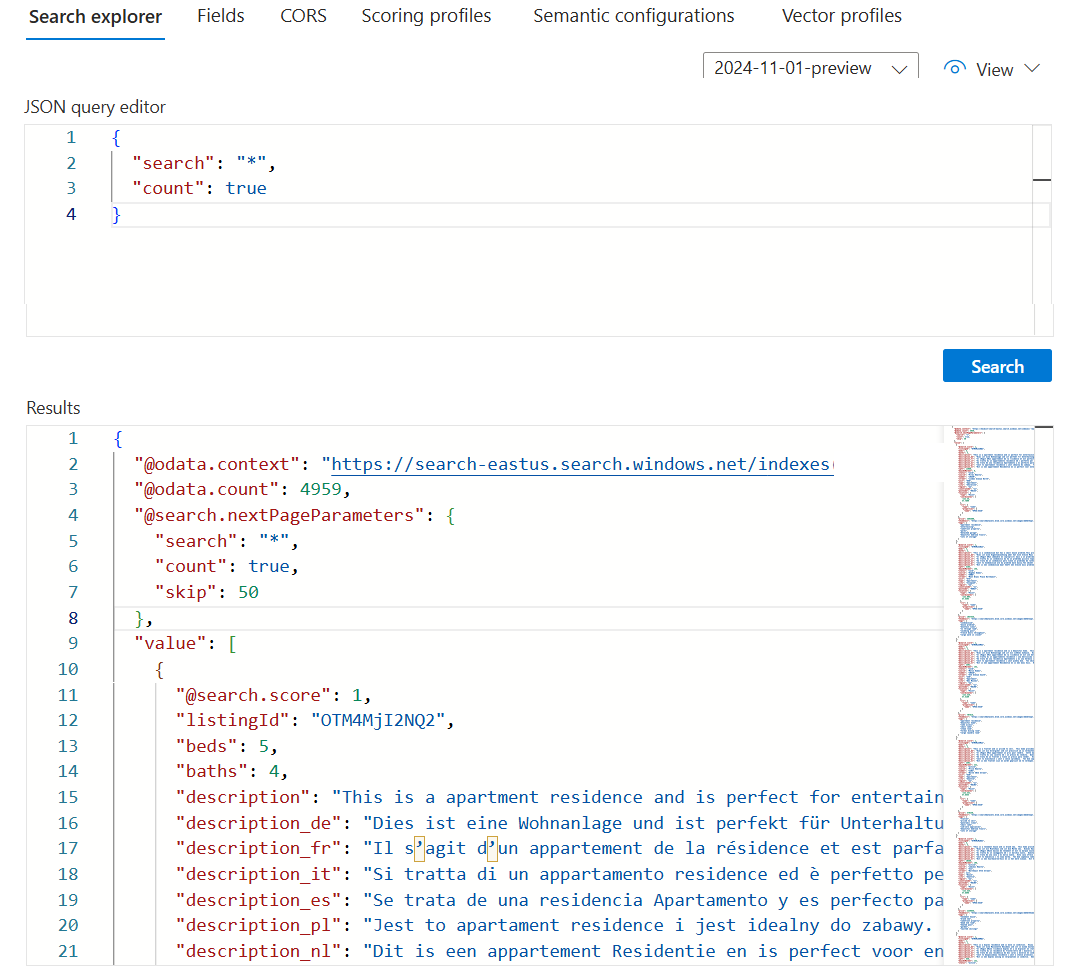 Unqualified or empty query example