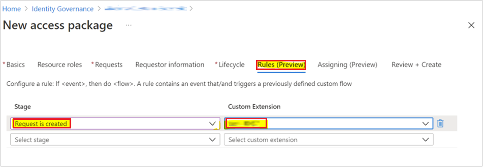 Add a Logic App to access package