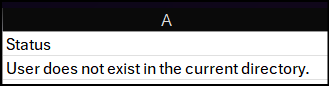 Screenshot of error reason example.