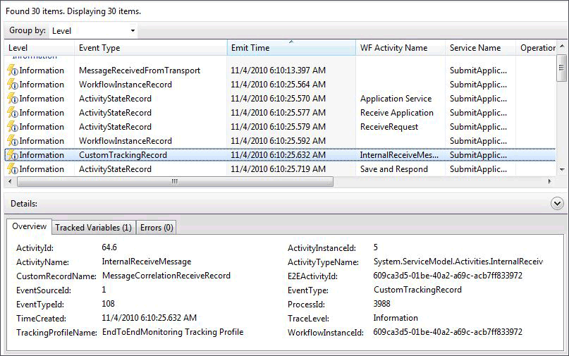 Tracked Events