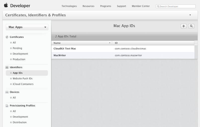 Selecting Identifiers