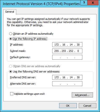 PDW Management node InfiniBand 1 properties