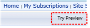 Screenshot of the Try Preview button.