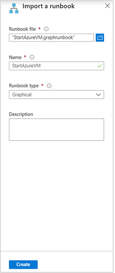 Import runbooku