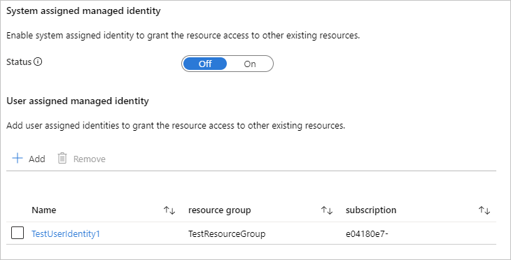 Microsoft.ManagedIdentity.IdentitySelector – třetí krok