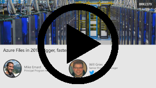 Screencast of the Azure Files with Sync presentation - click to play!