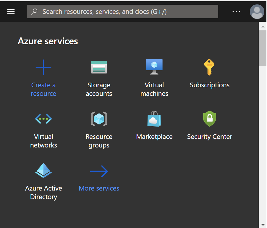 Zobrazuje přidání účtů úložiště na webu Azure Portal.