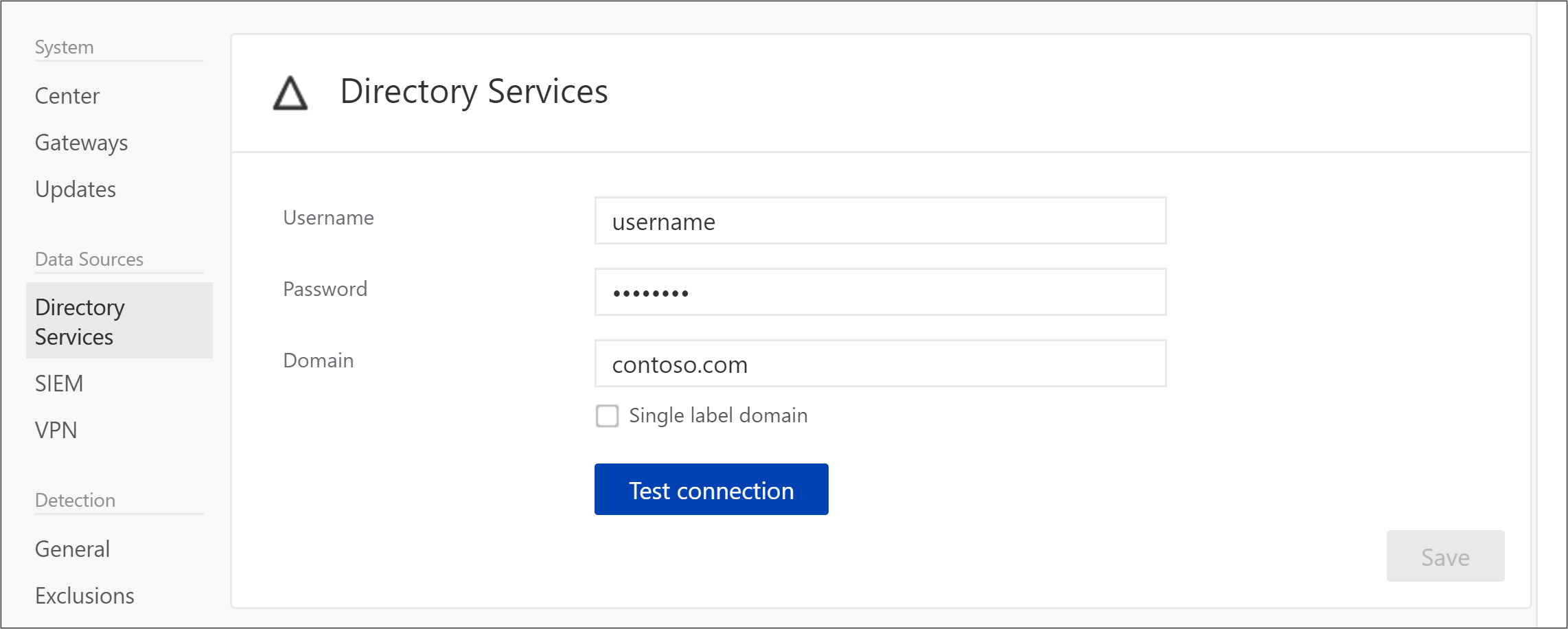 Obrázek změny hesla ATA Gateway