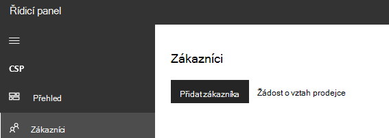 Požádejte o vztah prodejce.