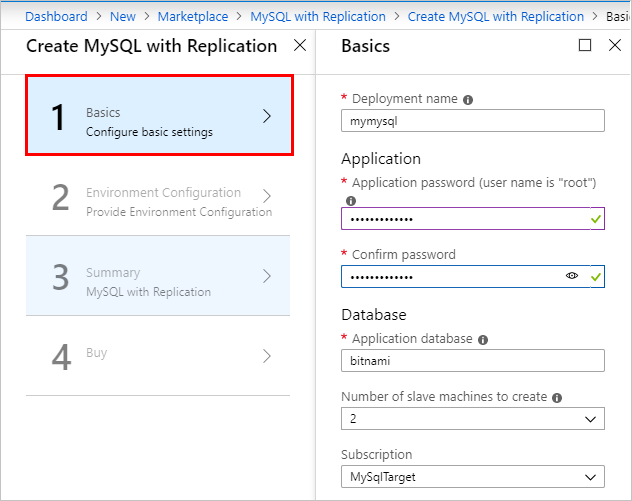 Základy nasazení – Vytvoření MySQL s replikací