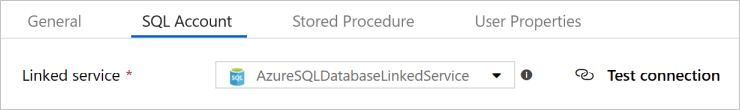 Aktivita Uložená procedura – účet SQL