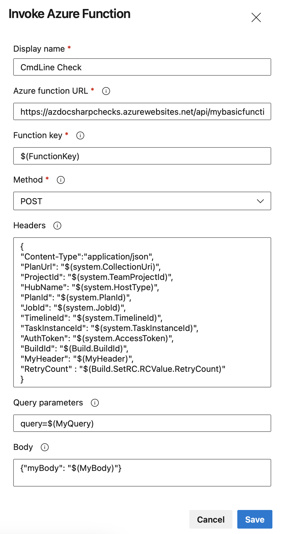 Invoke Azure Function