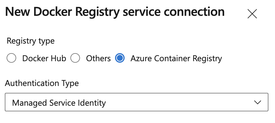 Nové připojení služby Registru Dockeru pro změny schválení