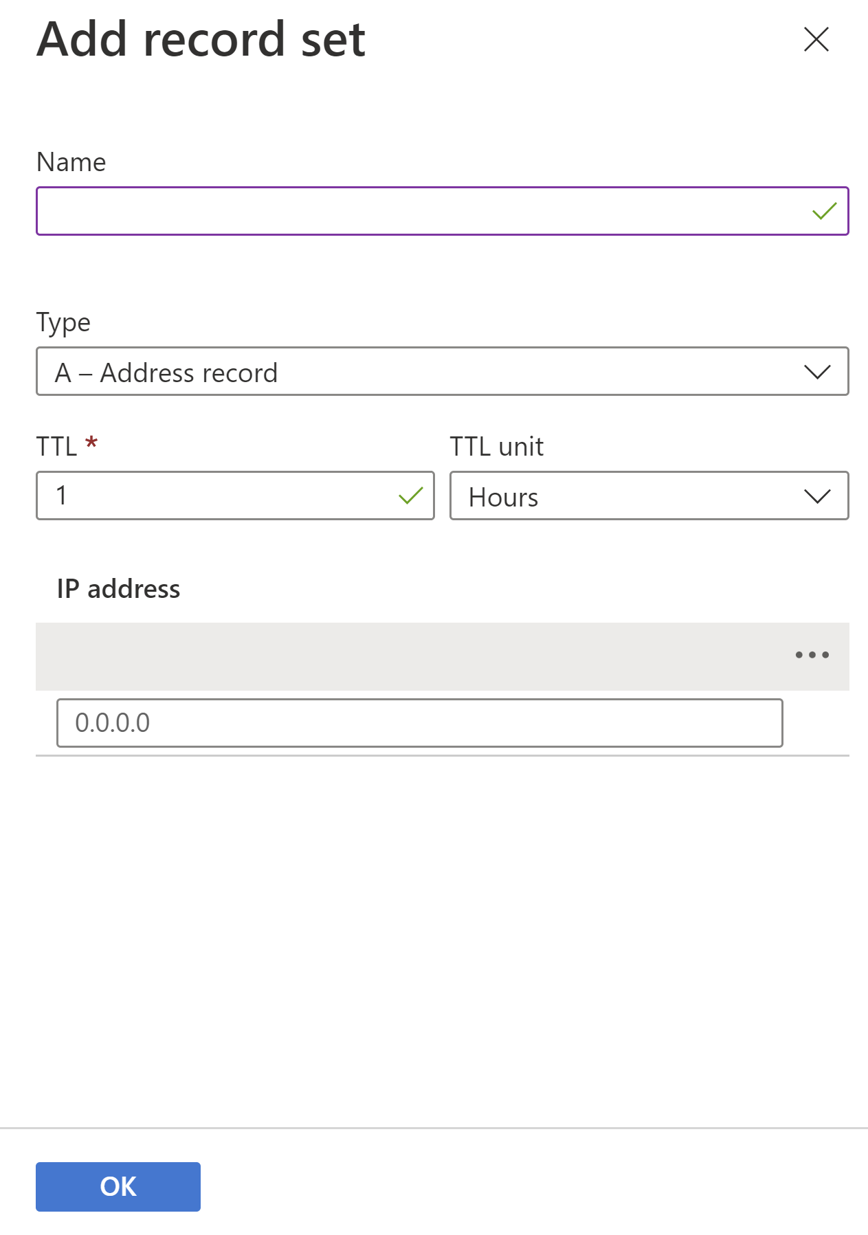 Diagram zóny DNS privátního propojení přidejte záznam SSH.