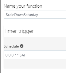 Scale down Saturday