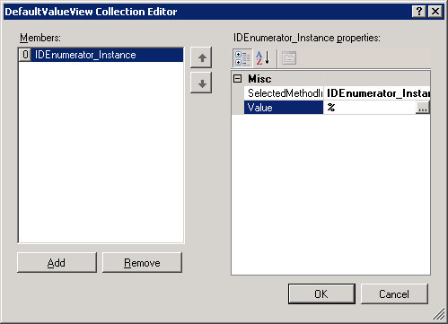 Default values for the Id Enumerator instance