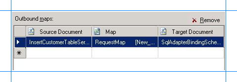 Configure outbound map