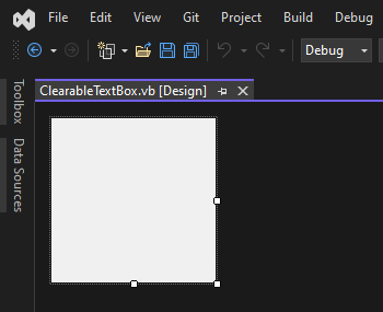 Návrhář uživatelského ovládacího prvku v sadě Visual Studio pro model Windows Forms