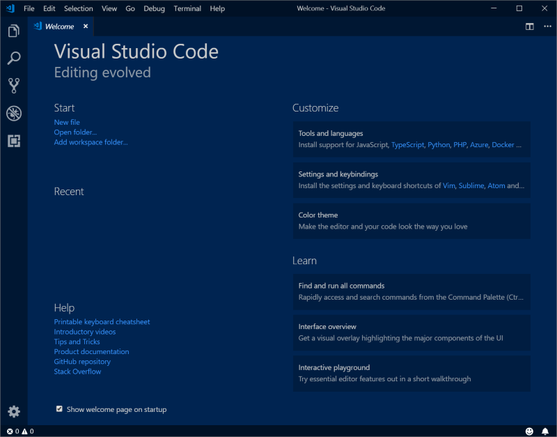 Visual Studio Code.