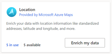 Dlaždice Azure Maps