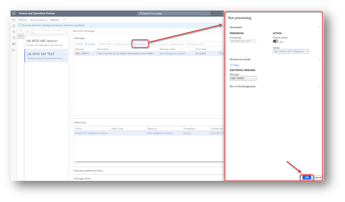 Retrieving VAT obligations from HMRC.