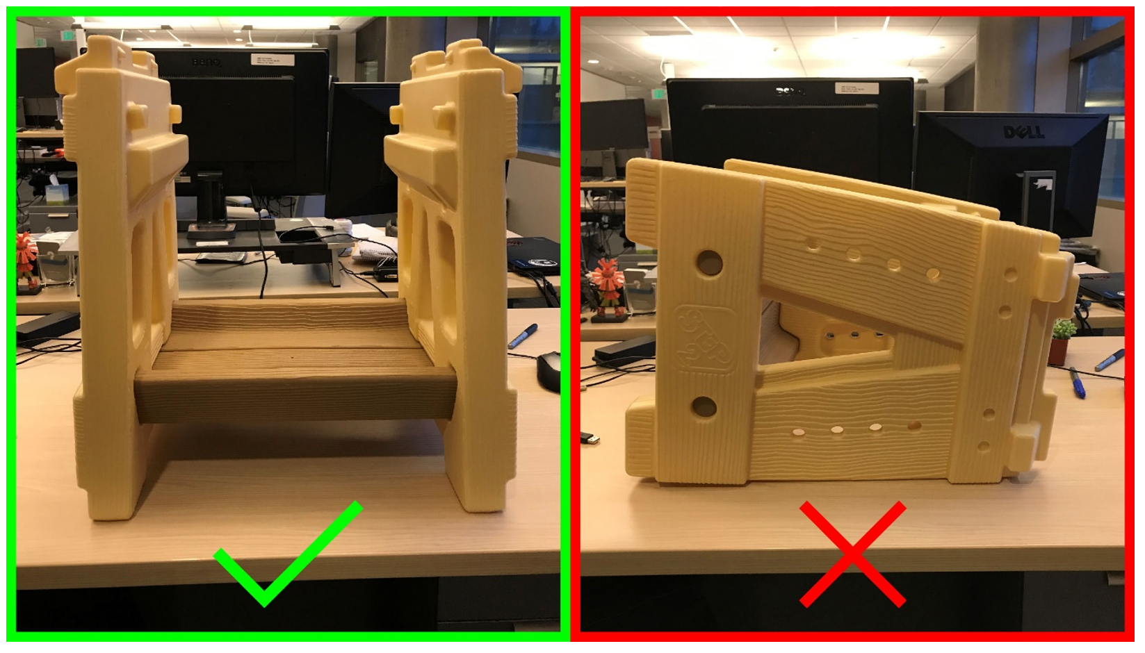 Example of orientation validation.