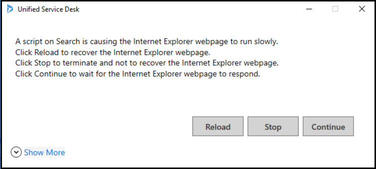 Skript způsobuje pomalý běh webové stránky Internet Explorer.