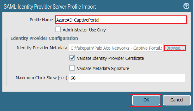 Konfigurace jednotného přihlašování Palo Alto Networks