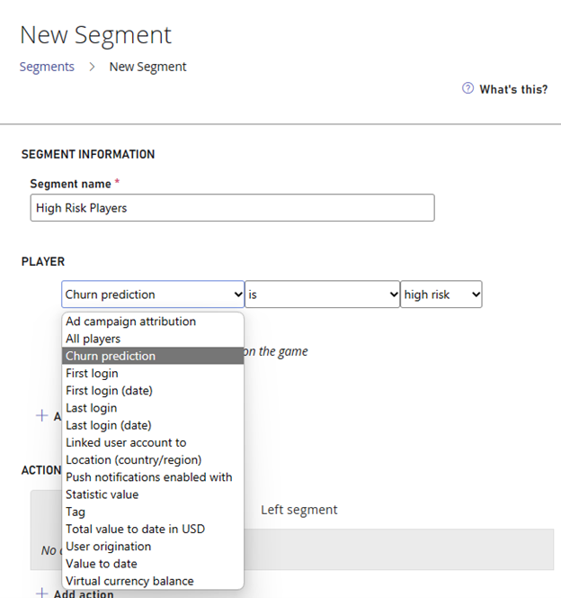 Create a Segment Screenshot