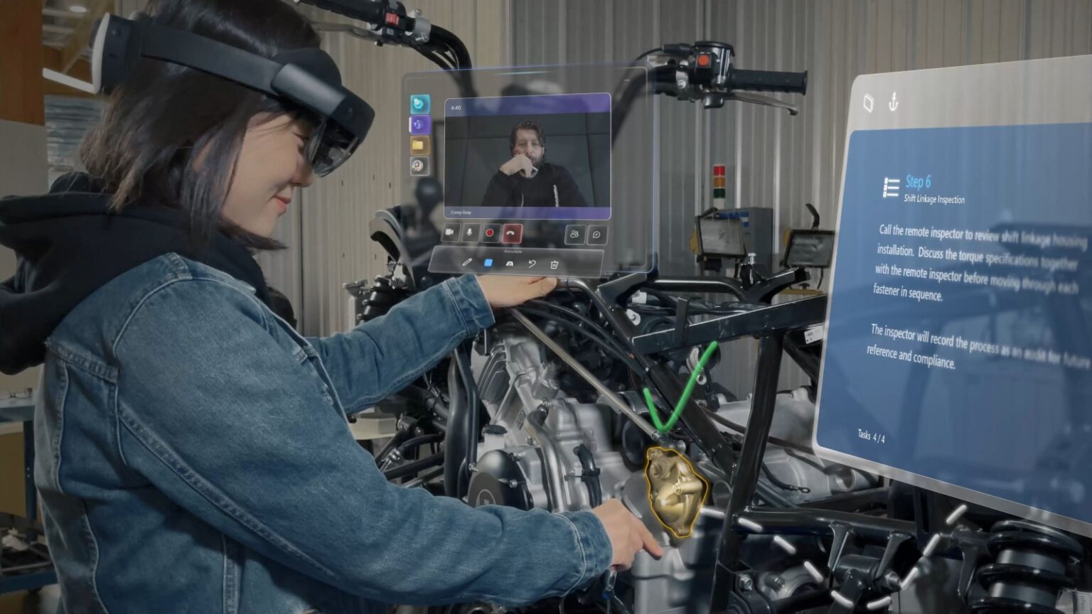 Microsoft Teams na holoLens