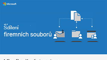 Obrázek sdílení souborů s různými uživateli