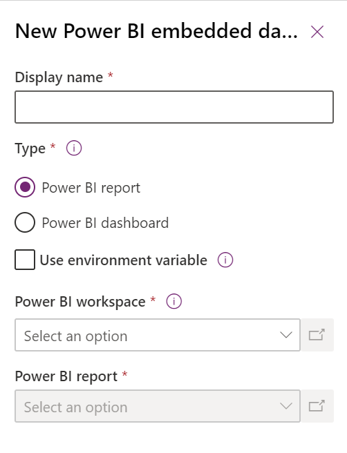 Nový řídicí panel Power BI Embedded.