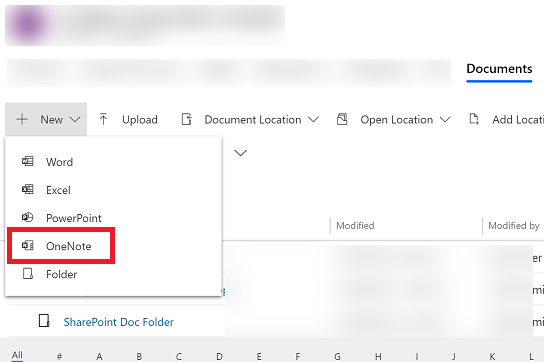 Vytvořit nový poznámkový blok OneNote.