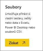 Snímek obrazovky s dialogovým oknem Vybrat soubor a zvýrazněním ukázky analýzy maloobchodního prodeje