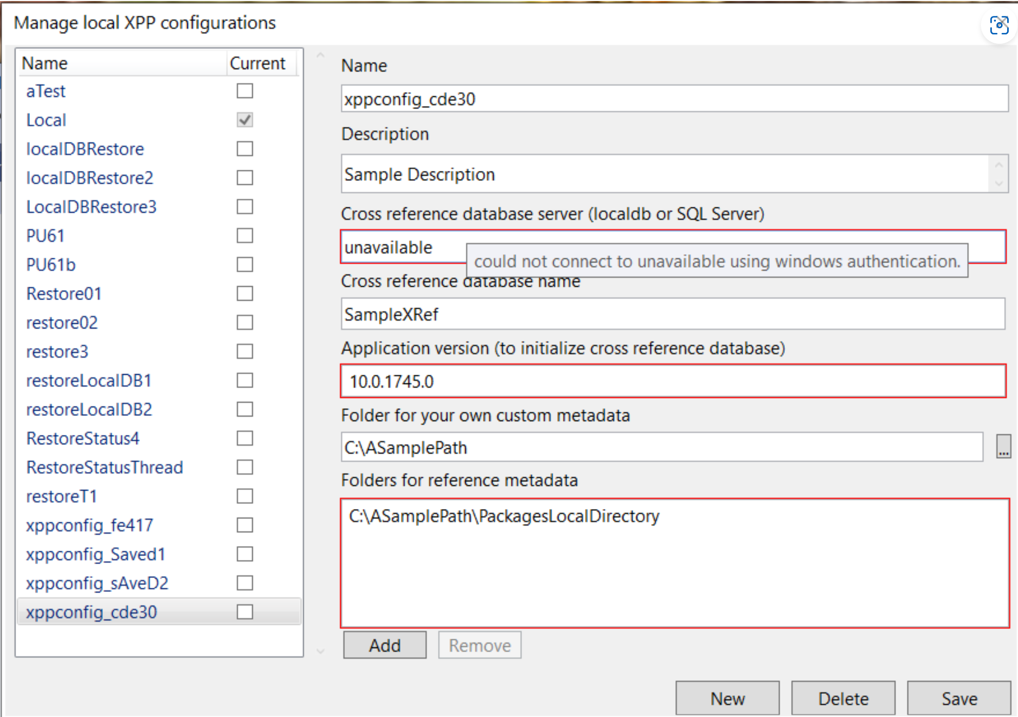 Configure Metadata Validation