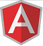 Tento obrázek znázorňuje logo Angular JS.