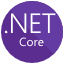 Tento obrázek znázorňuje logo ASP.NET Core