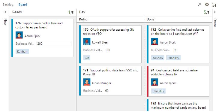 Kanban board improvements