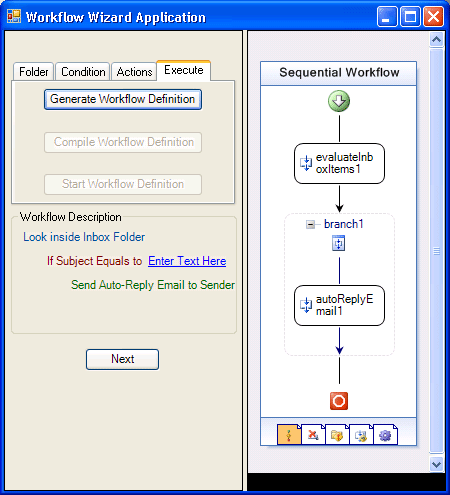 Outlook Workflow Wizard