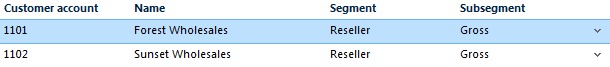 Expansion row collapsed