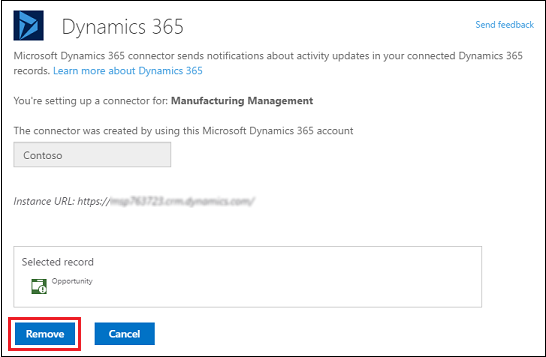 Odstranění záznamů skupin Office 365 Groups z připojení