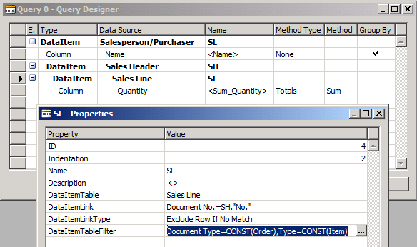 Query that joins three tables