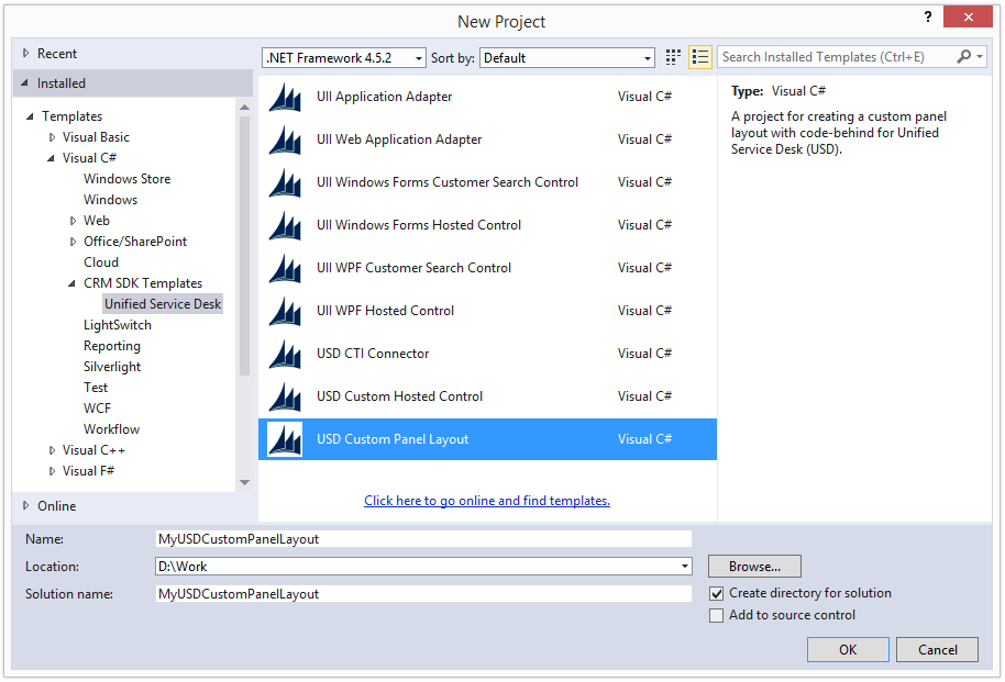 Create a custom panel layout