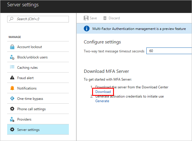 Download MFA Server