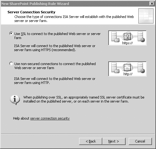 Use SSL to connect