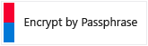 Security Center Map Encrypt by Passphrase